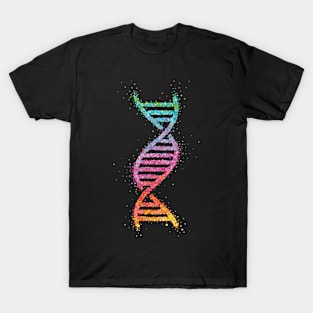 DNA Strand Biology Scientist Researcher Nerd T-Shirt